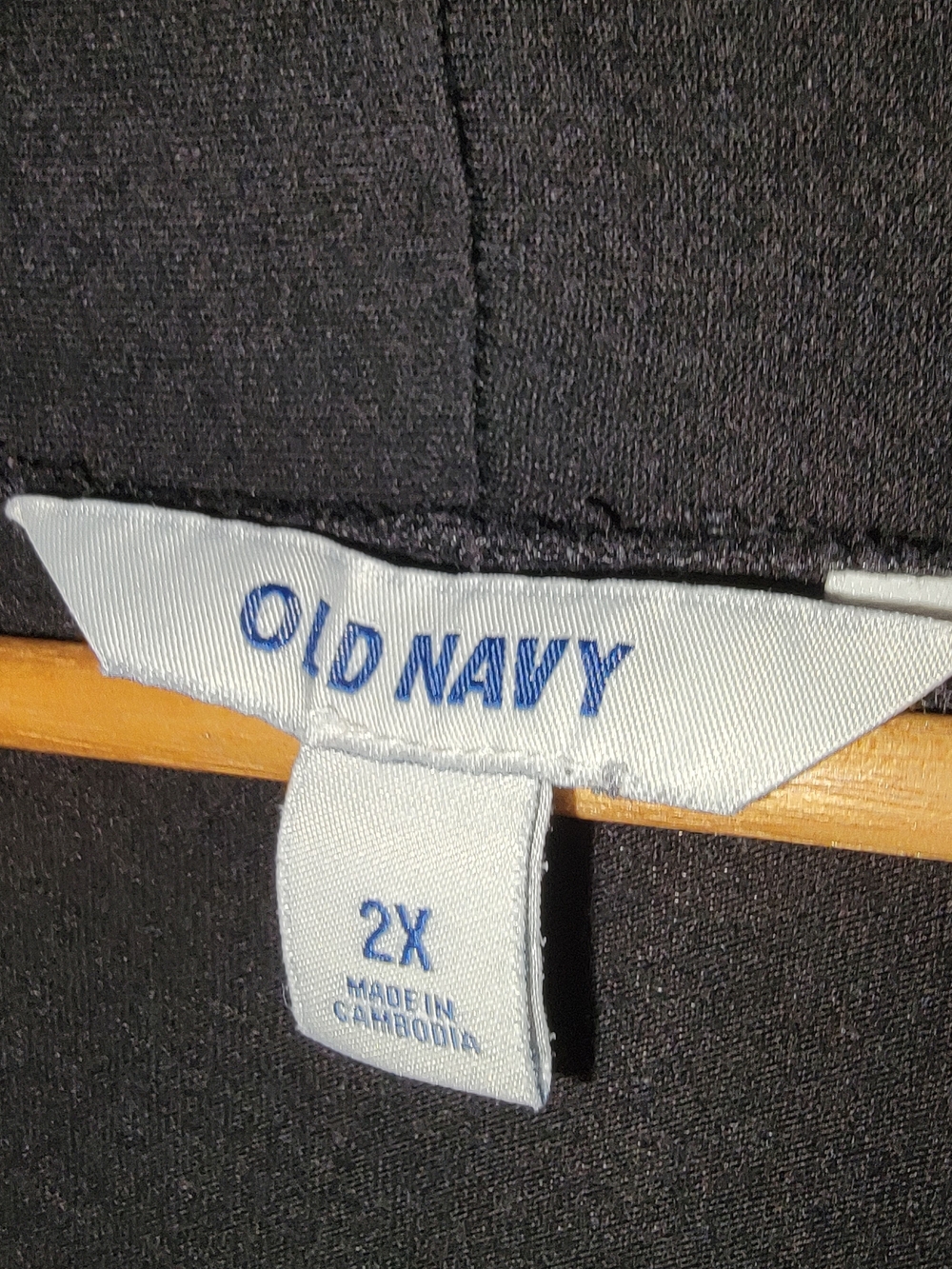 Old Navy Black Open Cardigan - Size 2X - Picture 3 of 3